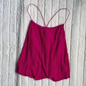 💗Elegant Fuchsia Pleated Camisole